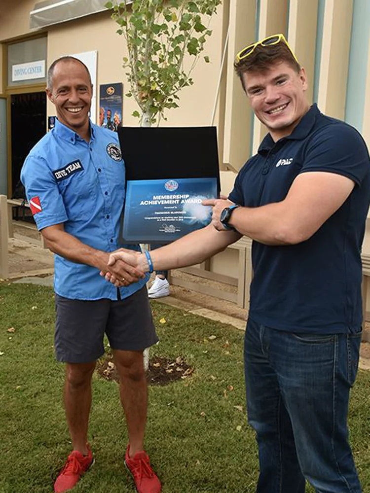 Thanasis Glaroudis — PADI Membership Achievement Award