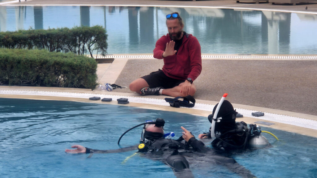 PADI Instructor training